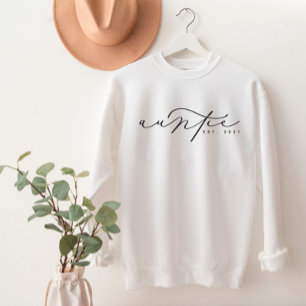 Personlig Auntie Sweatshirt T Shirt