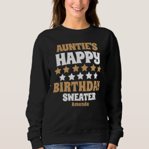 Personlig Auntie's Birthday Gift T Shirt