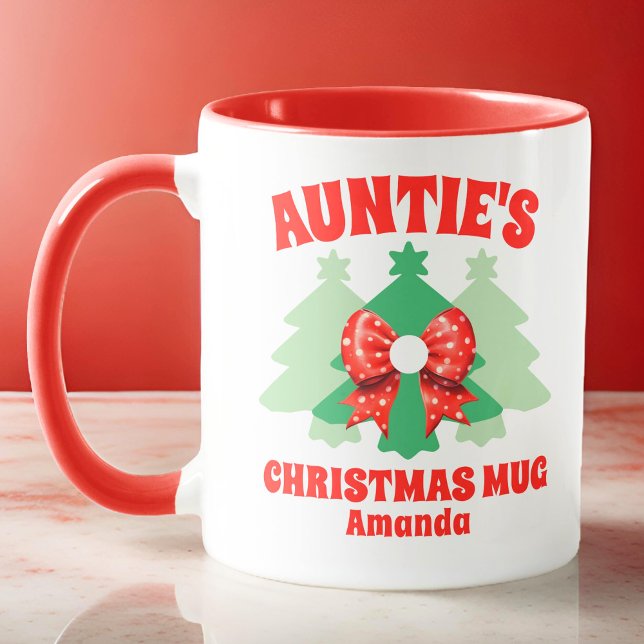 Personlig Auntie's jul Mugg (Skapare uppladdad)