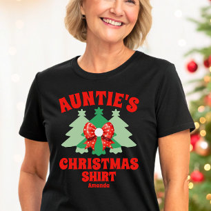 Personlig Auntie's jul Shirt T