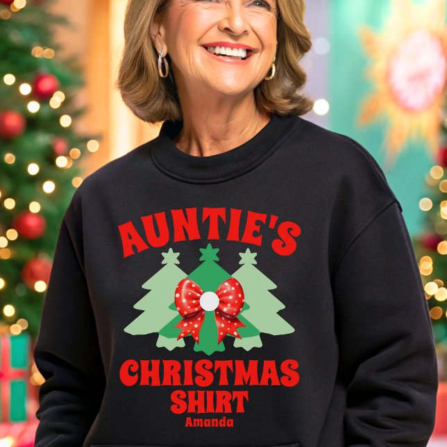 Personlig Auntie's jul T Shirt (Skapare uppladdad)