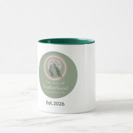 Personlig aura av moderskap - Zen Boho Kaffe Mugg