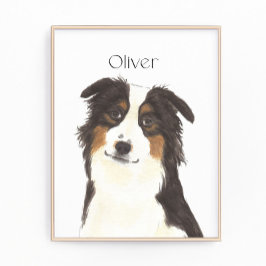 Personlig Aussie Australian shepherd Fototryck