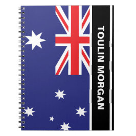 Personlig Australien Flagga Anteckningsbok
