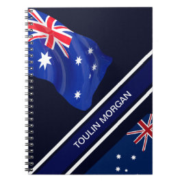 Personlig Australien Flagga Anteckningsbok