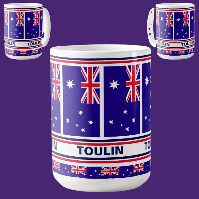 Personlig Australien Flagga Kaffemugg (Skapare uppladdad)