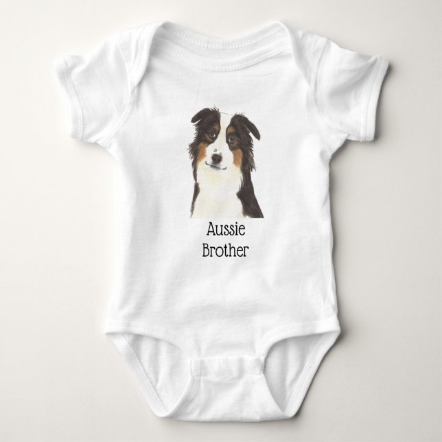 Personlig australisk shepherd t shirt (Framsida)