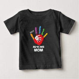 Personlig Autism Awareness Autistic Mamma T-Shirt