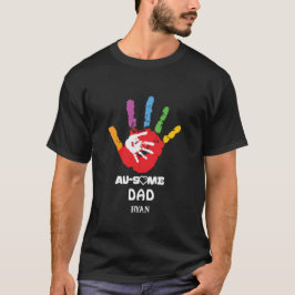 Personlig Autism Awareness Autistic PAPPA T-Shirt