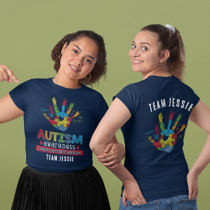 Personlig Autism Awareness Education Advocate T Shirt