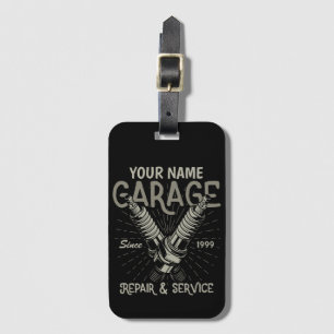 Personlig Automatisk mekanisk Garage Retro Spark-p Bagagebricka
