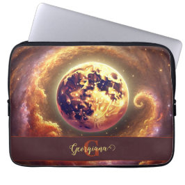 Personlig Autumnal Galaxy Harvest Måne Laptop Fodral