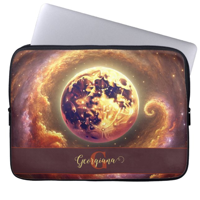 Personlig Autumnal Galaxy Harvest Måne Laptop Fodral (Framsidan)