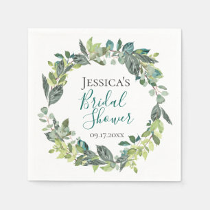 Personlig av andedräkt i Bohemian Garden Foliage Pappersservett