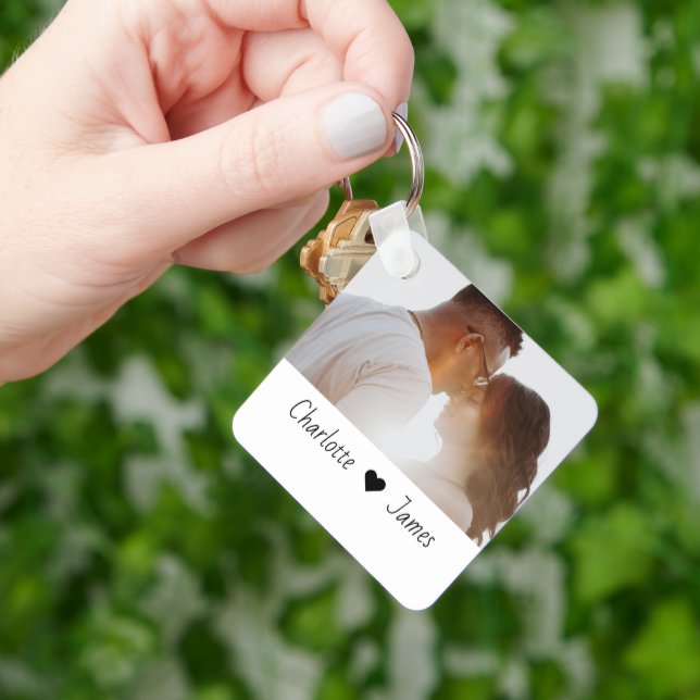 Personlig av anpassningsbar tillverkad av foto och nyckelring (Hand)