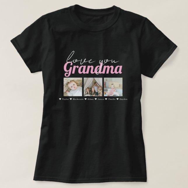 Personlig av Anpassningsbarna Foto- och textmormat T Shirt (Design framsida)