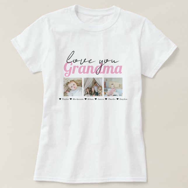 Personlig av Anpassningsbarna Foto- och textmormat T Shirt (Design framsida)