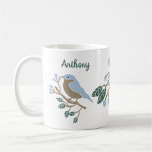 Personlig av blåbjörn och blåbär