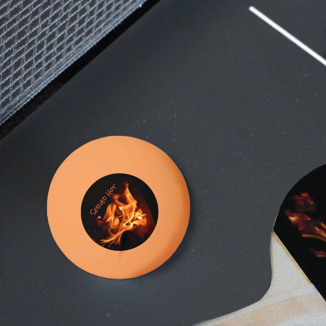 Personlig av brandstyrd Hett med lysande flamma Pingisboll (Skapare uppladdad)