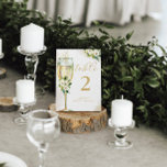 Personlig av champagne av Blommigt Vita och Guld G Bordsnummer<br><div class="desc">Det här vackra bordsnumret för blommigt har vattenfärgblommor och anpassningsbarna på båda sidor av kortet. Använda mallen som du vill fylla i informationen i. Du kan använda funktionen "Anpassa ytterligare" för att ändra teckensnittet (storlekt,  stil,  färg),  lägga till mer linjer text eller ändra layouten.</div>
