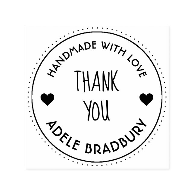 Personlig av elegant som hanteras av självfärgande stämpel (Design)