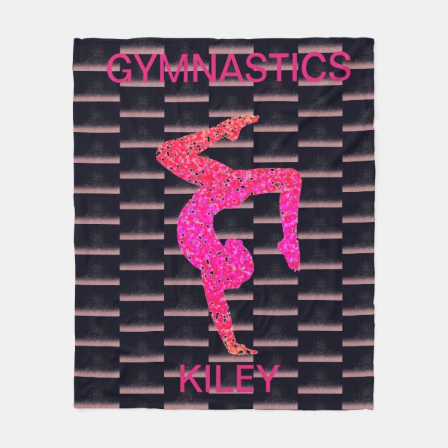 Personlig av filtret för gymnastikhandställ. fleecefilt (Framsidan)