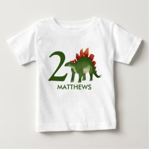 Personlig av födelsedagen Dinosaur Shirt, 2:a fö T Shirt