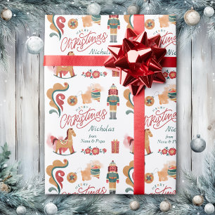Personlig av God jul Toys Presentpapper
