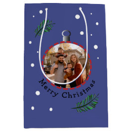 Personlig av julfoto i Dekorationen Gift Bag