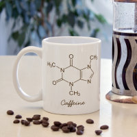 Personlig av koffein molekylkaffe Älskare