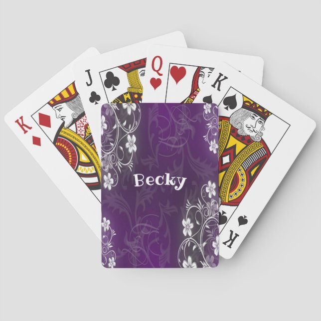 Personlig av kort casinokort (Baksidan)