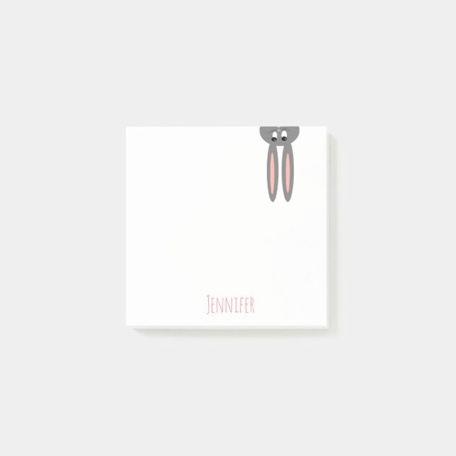 Personlig av kvarvarande Påskhare efter IT-anteckn Post-it Block (Framsida)