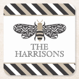 Personlig av lakterande bin Papper Underlägg