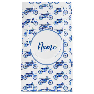 Personlig av motorcykel på väg