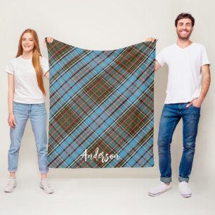 Personlig av Pput Rustic Andersson Classic Tartan Fleecefilt