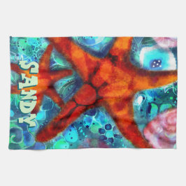 Personlig av silikatfiske efter havsbottnar i havs kökshandduk