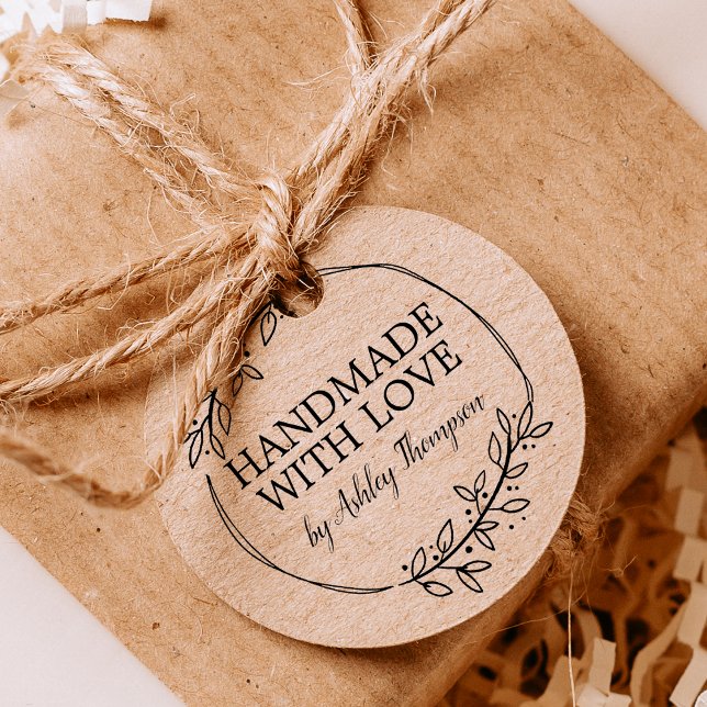 Personlig av snyggt som hanteras av självfärgande stämpel (Stylish Personalized Handmade By Self-inking Stamp)