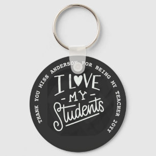 PERSONLIG  av TEACHER CHALKBOARD KÄRLEK under $4 Nyckelring