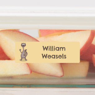 Personlig av tecknad för lökare klistermärke