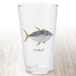 Personlig av tonfisk glaskopp
