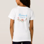 Personlig av vattenfärgad Blommigt Flower Girl Tsh T Shirt<br><div class="desc">Visa din blomma hur speciell hon är med den vackra personligen Tshirt för blommigt med vattenfärg. Du kan anpassa detta så att det passar din färg. Klicka bara på anpassningsknappen om du vill ändra text och teckensnitt i färg. Kontakta mig om du har några frågor. Jag är alltid lycklig för...</div>