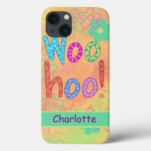 Personlig av WooHoo Namn Orange Graphic Art