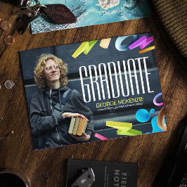 Personlig avancerad examensannonsering inbjudningar