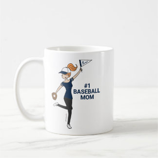 Personlig Avatar #1 Baseball Mamma-kaffe Mugg