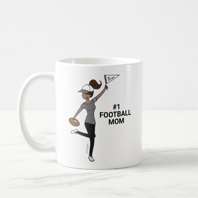 Personlig Avatar #1 Fotboll Fläkt Kaffemugg (Vänster)