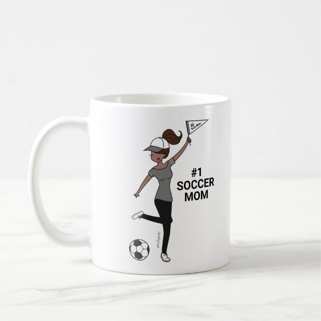 Personlig Avatar #1 Fotboll Fläkt Kaffemugg (Vänster)