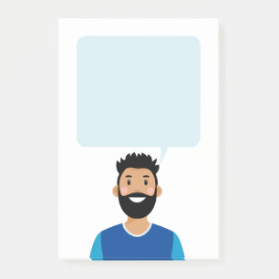 Personlig Avatar-anteckningar Post-it Block