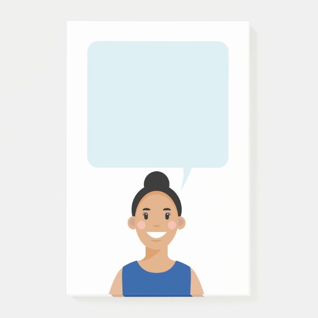 Personlig Avatar-anteckningar Post-it Block (Framsida)