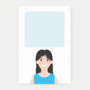 Personlig Avatar-anteckningar Post-it Block