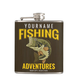 Personlig Äventyr Bass Fish Angler Fickplunta